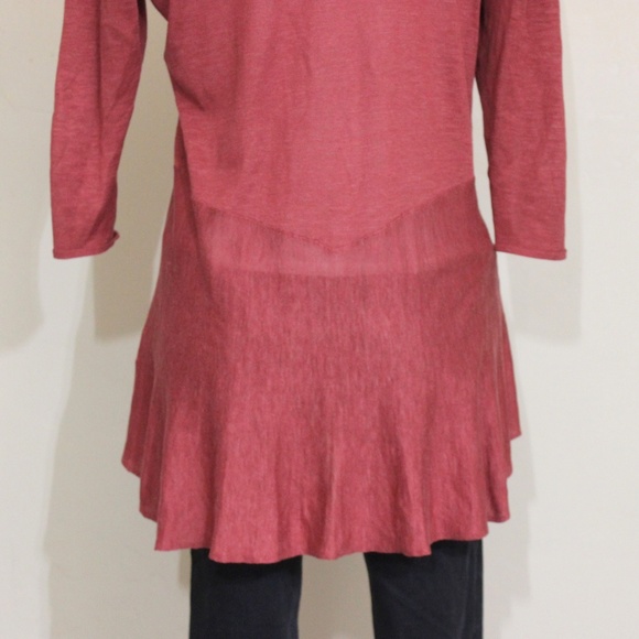 Eileen Fisher Silk Linen Open Front Knit Cardigan - Picture 6 of 8